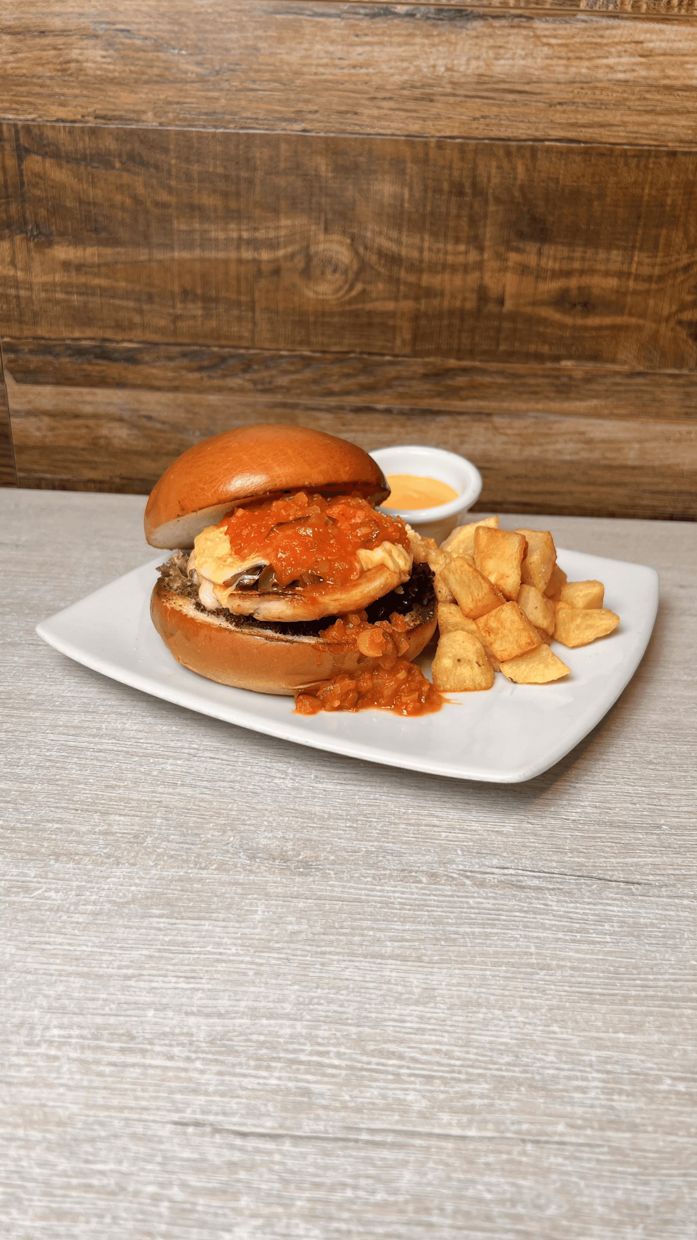 Hamburguesa Parmellana